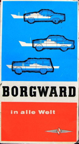 Borgward Streetmap 1955 Falkplan Bremen with Borgward-Isabella (9054)